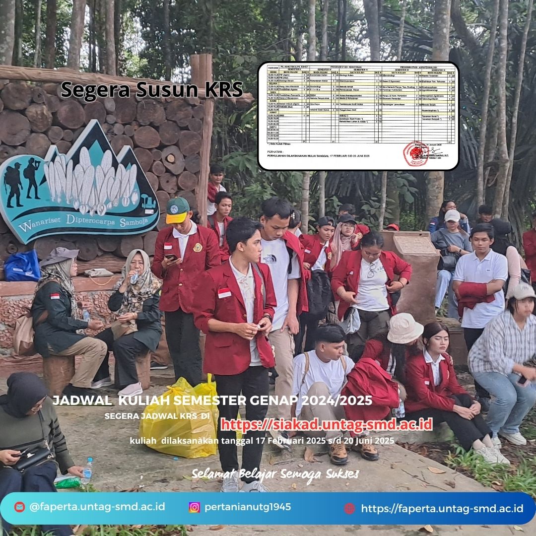 Jadwal Kuliah Semester Genap 2024
